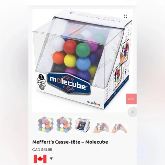 Molecube: A spatial puzzle that combines  solving a Rubik's Cube and Sudoku. - Picture 1 of 10
